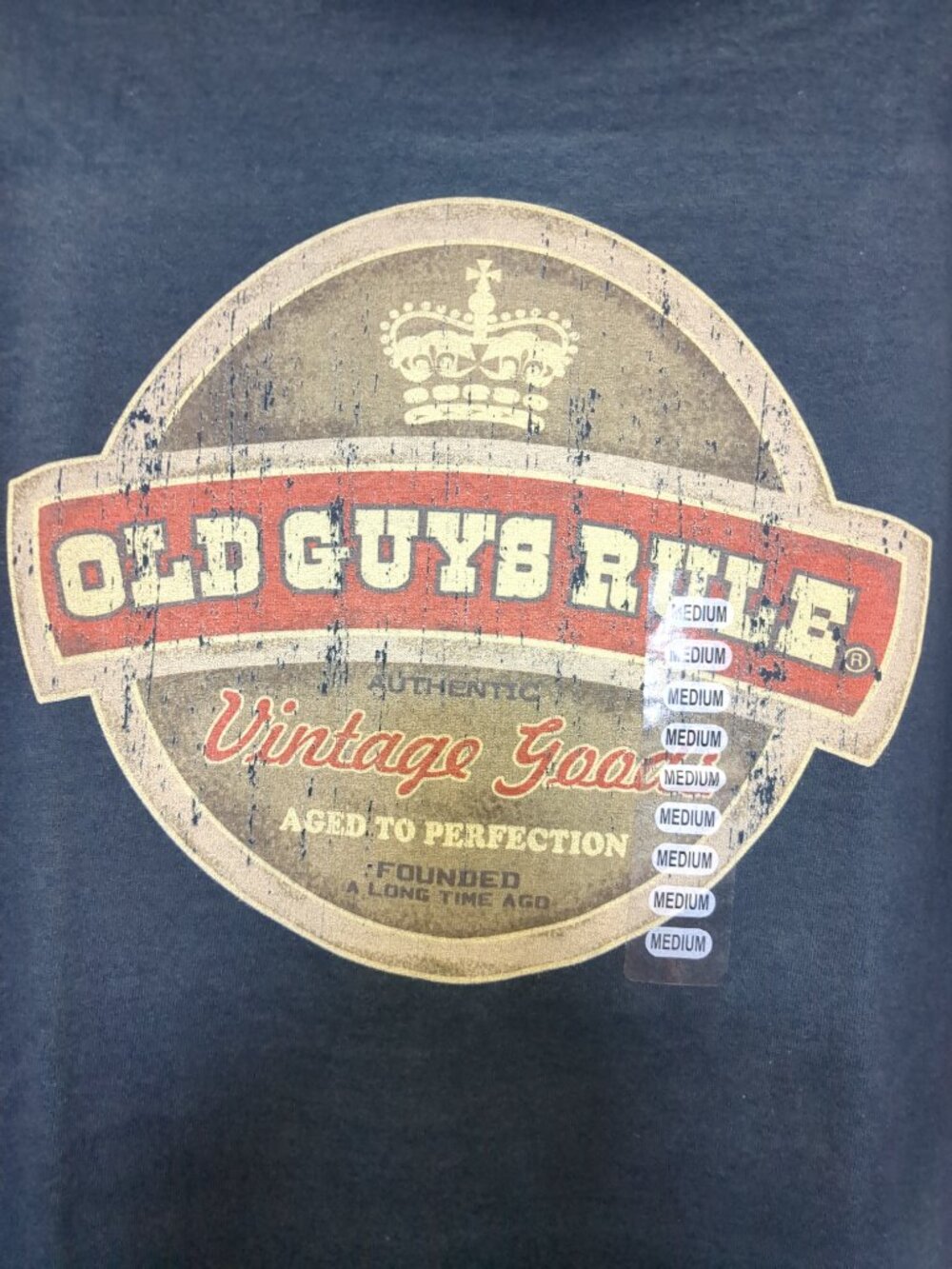 M Vintage Old Guys Rule Tee Shirt - Picture 4 of 9
